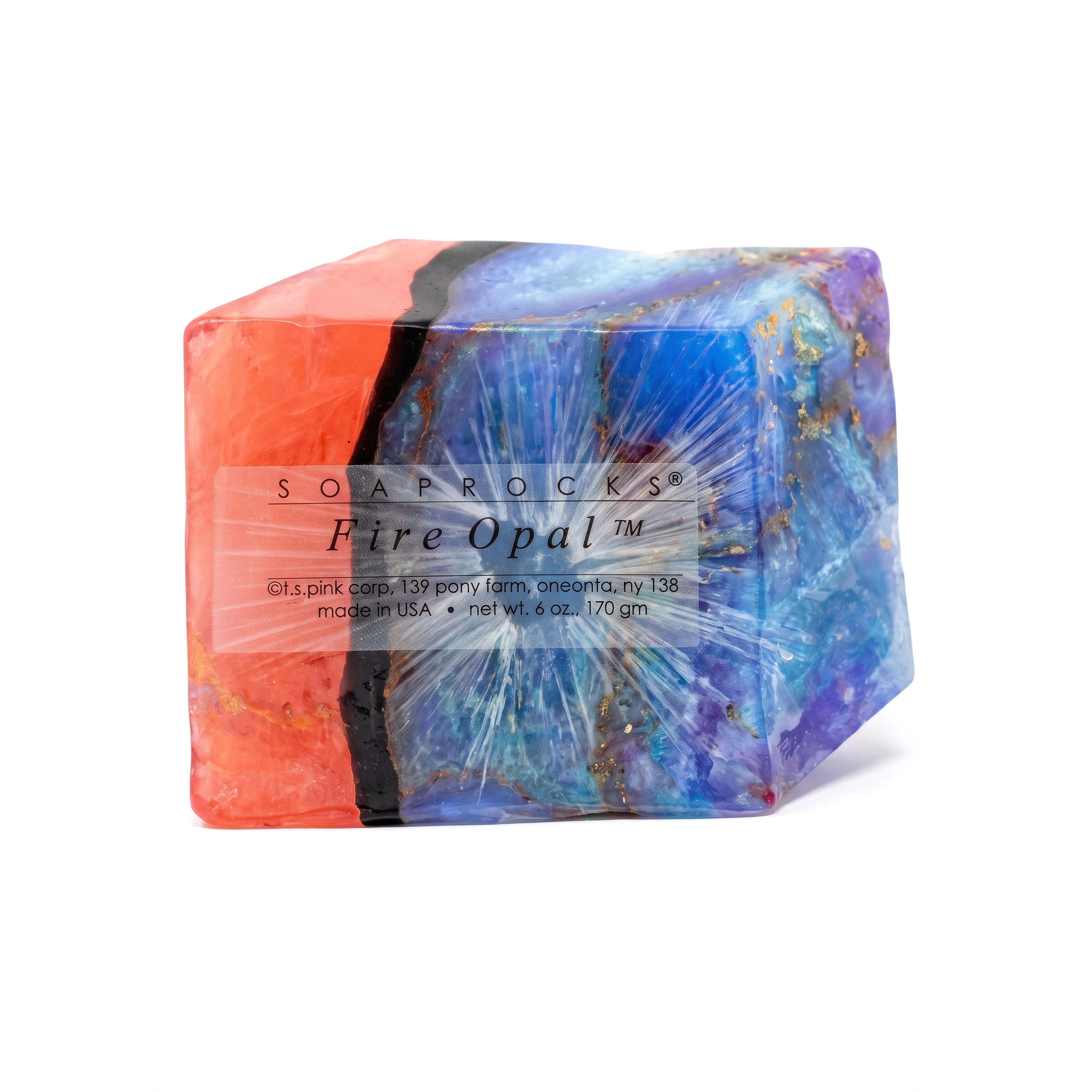 T.S. Pink SoapRocks 6 oz Fire Opal-T.S. Pink SoapRocks-Oak Manor Fragrances