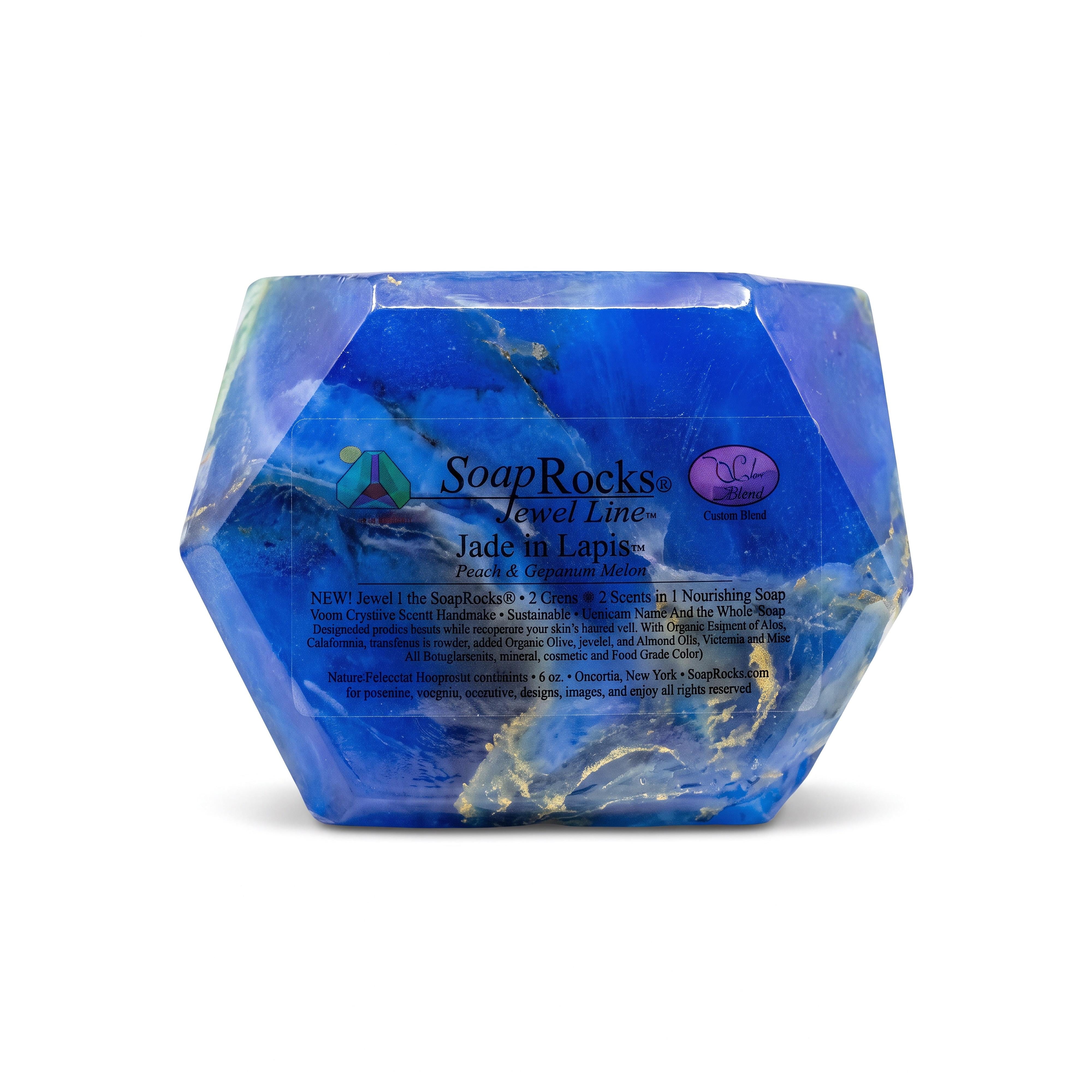 T.S. Pink SoapRocks 6 oz Jewel Collection Jade in Lapis-T.S. Pink SoapRocks-Oak Manor Fragrances