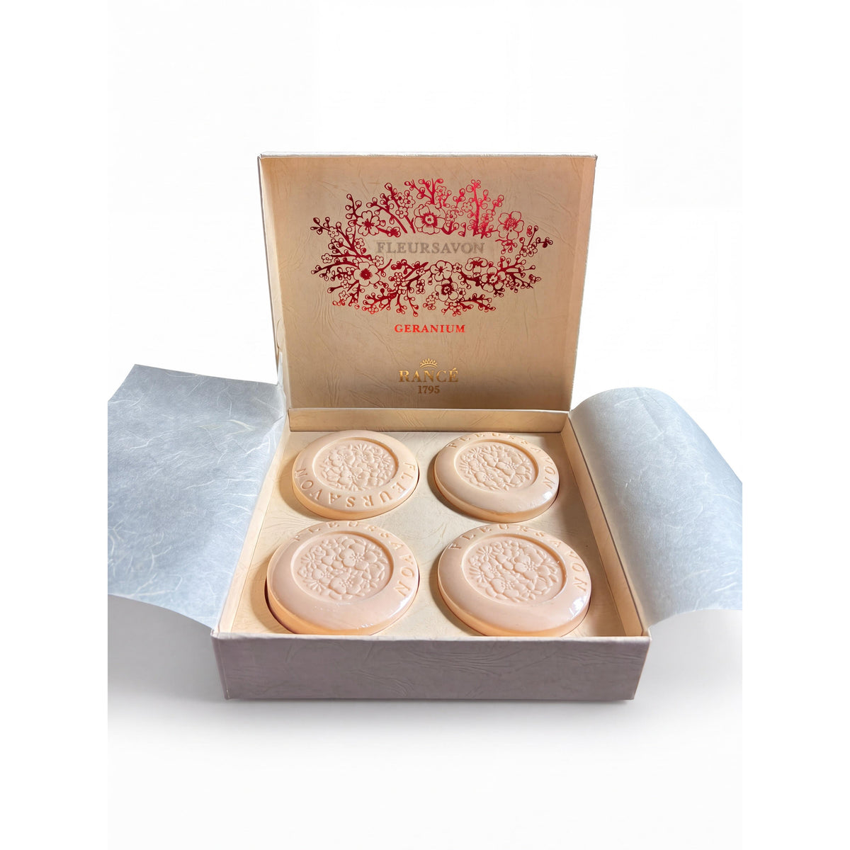 Rance 1795 Soaps Geranium Soap Box-Rance Soaps-Oak Manor Fragrances