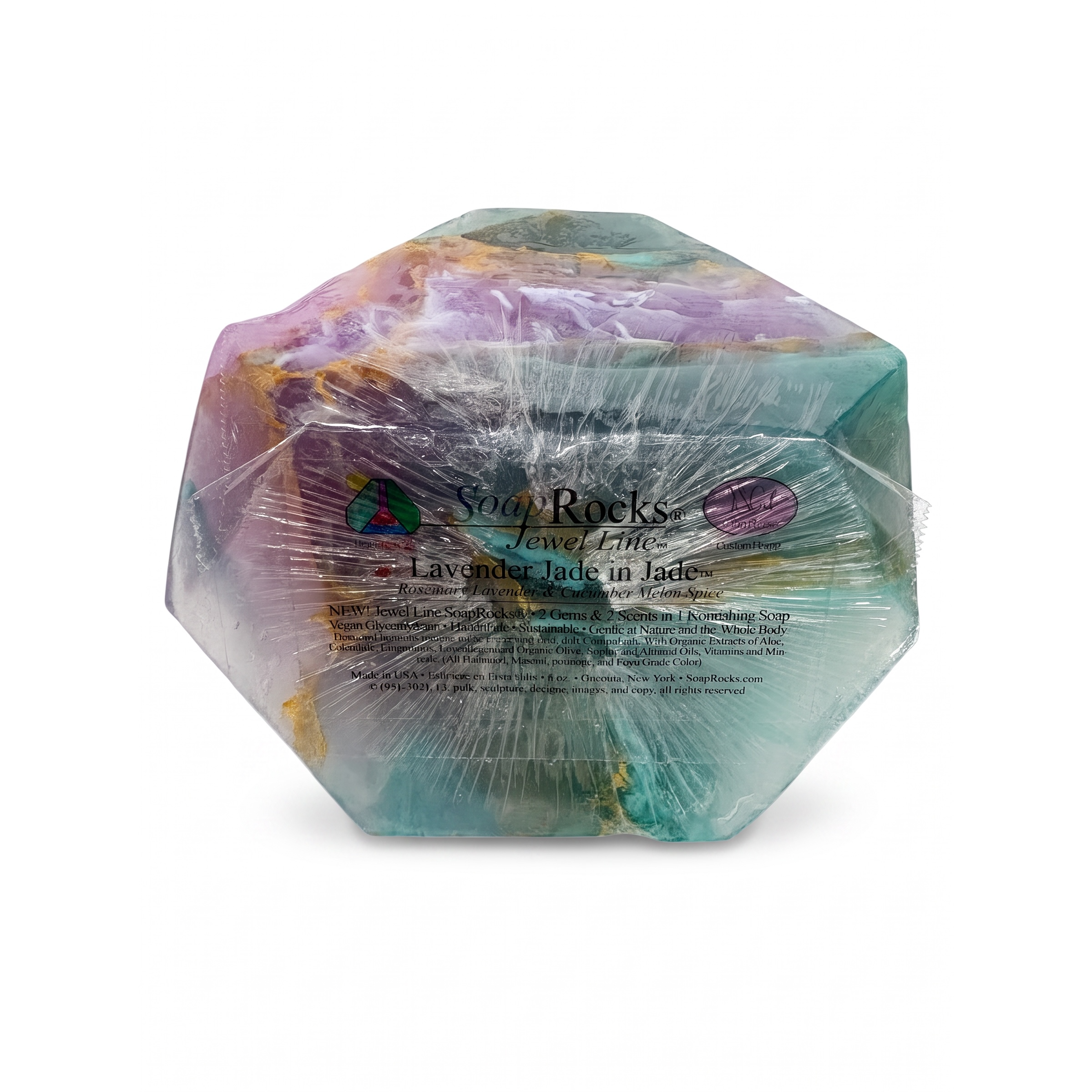 T.S. Pink SoapRocks 6 oz Jewel Collection Lavender Jade in Jade-T.S. Pink SoapRocks-Oak Manor Fragrances