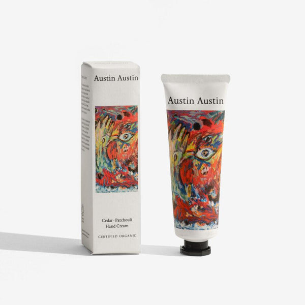 Austin Austin Organic Cedar and Patchouli Hand Cream 50 ml-Austin Austin-Oak Manor Fragrances