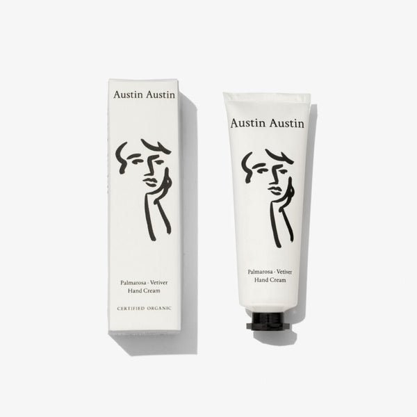 Austin Austin Organic Palmarosa and Vetiver Hand Cream 50 ml-Austin Austin-Oak Manor Fragrances