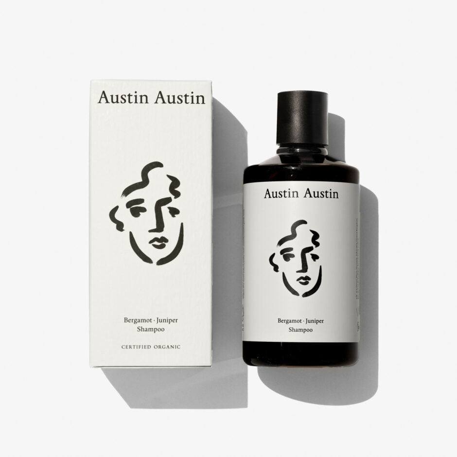 Austin Austin Organic Bergamot and Juniper Shampoo 300 ml-Austin Austin-Oak Manor Fragrances