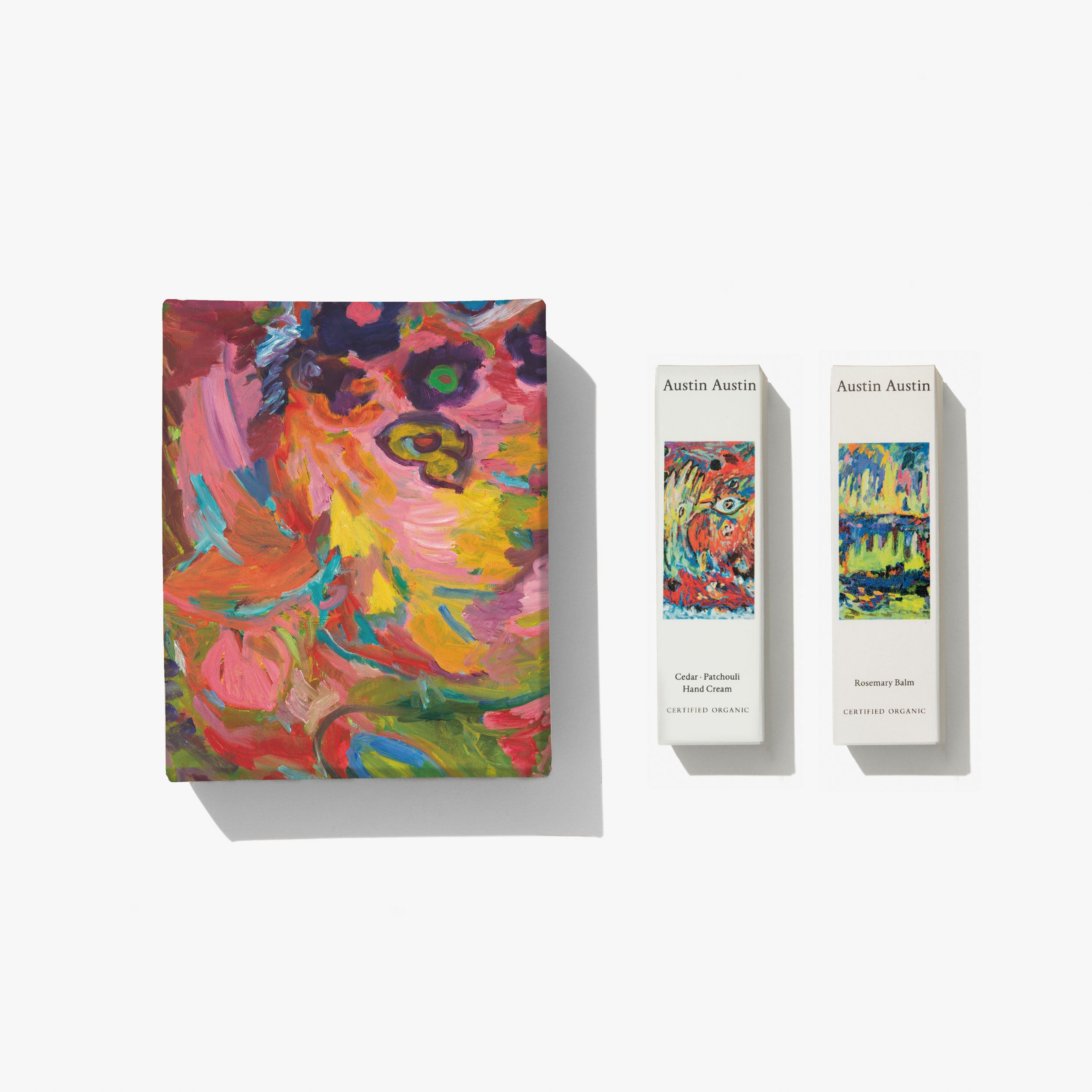 Austin Austin Organic Rosemary Balm and Cedar Patchouli Hand Cream Gift Set-Austin Austin-Oak Manor Fragrances