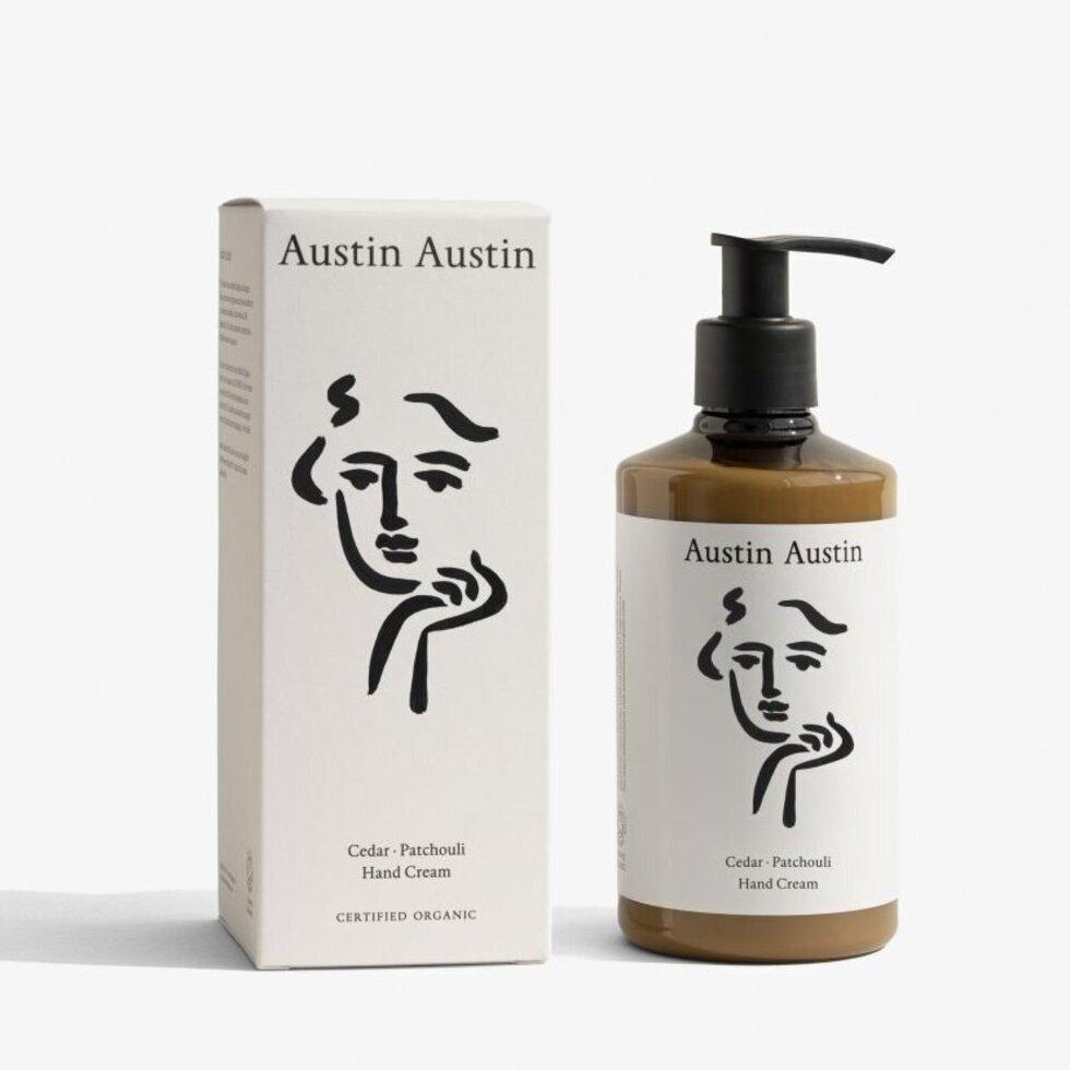 Austin Austin Organic Cedar and Patchouli Hand Cream 300 ml-Austin Austin-Oak Manor Fragrances