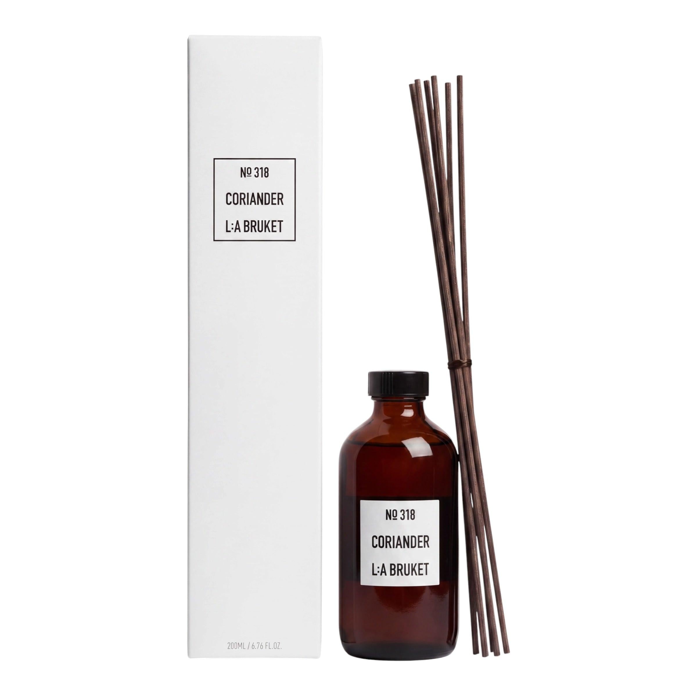 L:A Bruket No. 318 Coriander Home Reed Diffuser 200 ml-L:A Bruket-Oak Manor Fragrances