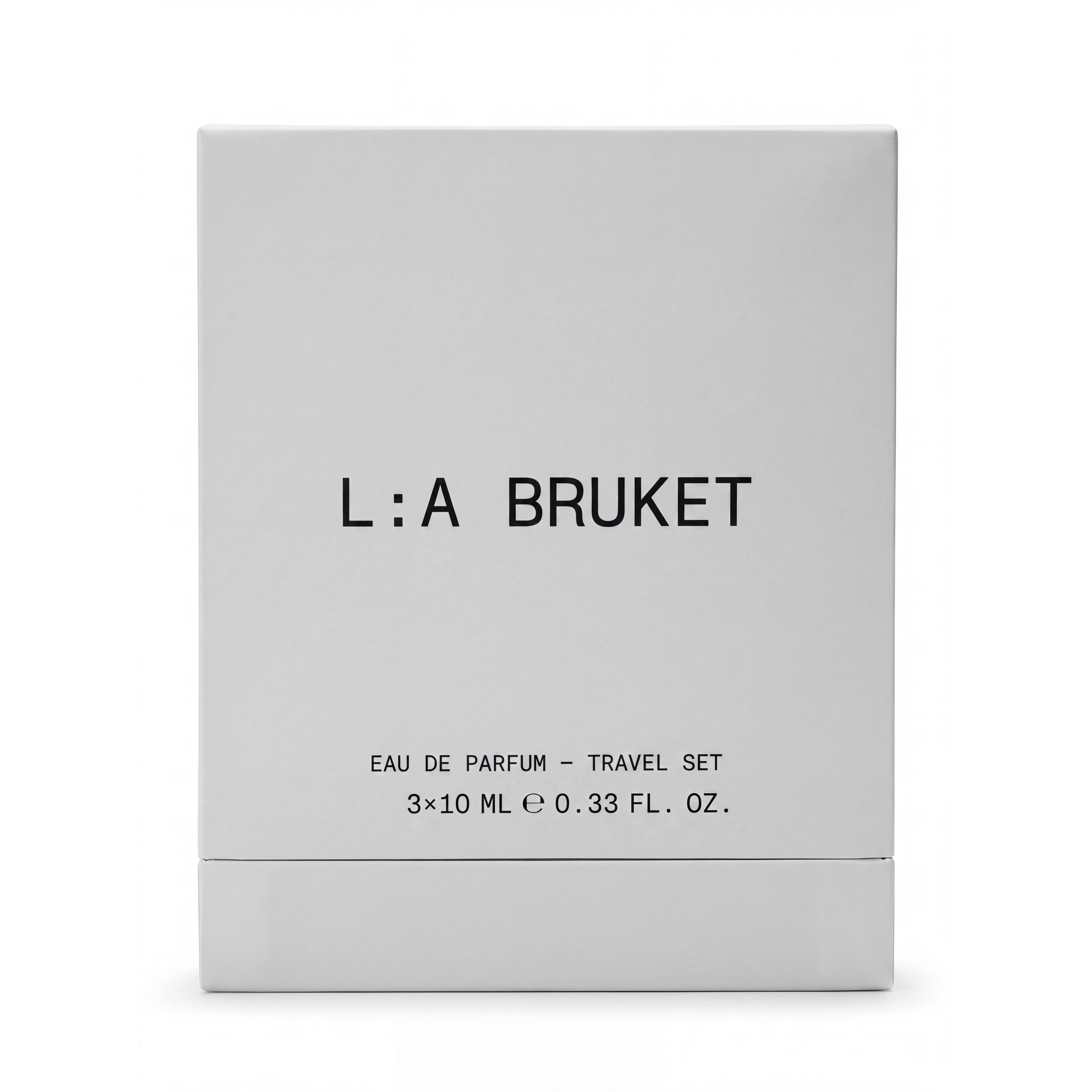 L:A Bruket Eau de Parfum Collection Travel Set 3x10 ml-L:A Bruket-Oak Manor Fragrances
