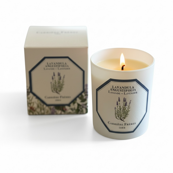 Carriere Freres Lavender Candle 185 g-Carriere Freres-Oak Manor Fragrances