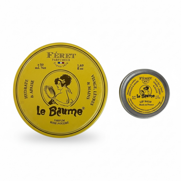 Feret Parfumeur Le Baume Original Rose All-In-One Balm 15 ml or 50 ml Tin-Feret Parfumeur-Oak Manor Fragrances
