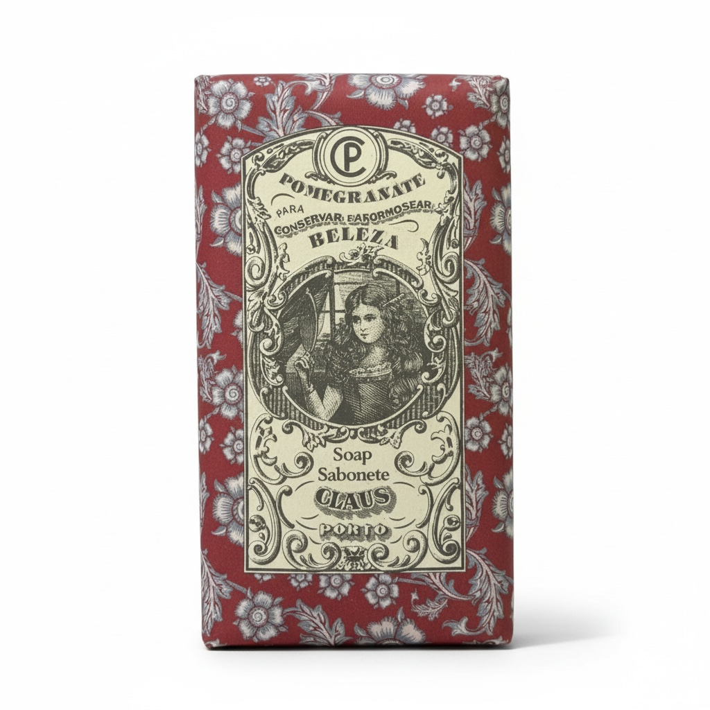 Claus Porto Mirror Pomegranate Wax Sealed Soap Bar 150 g (5.3 oz)-Claus Porto-Oak Manor Fragrances