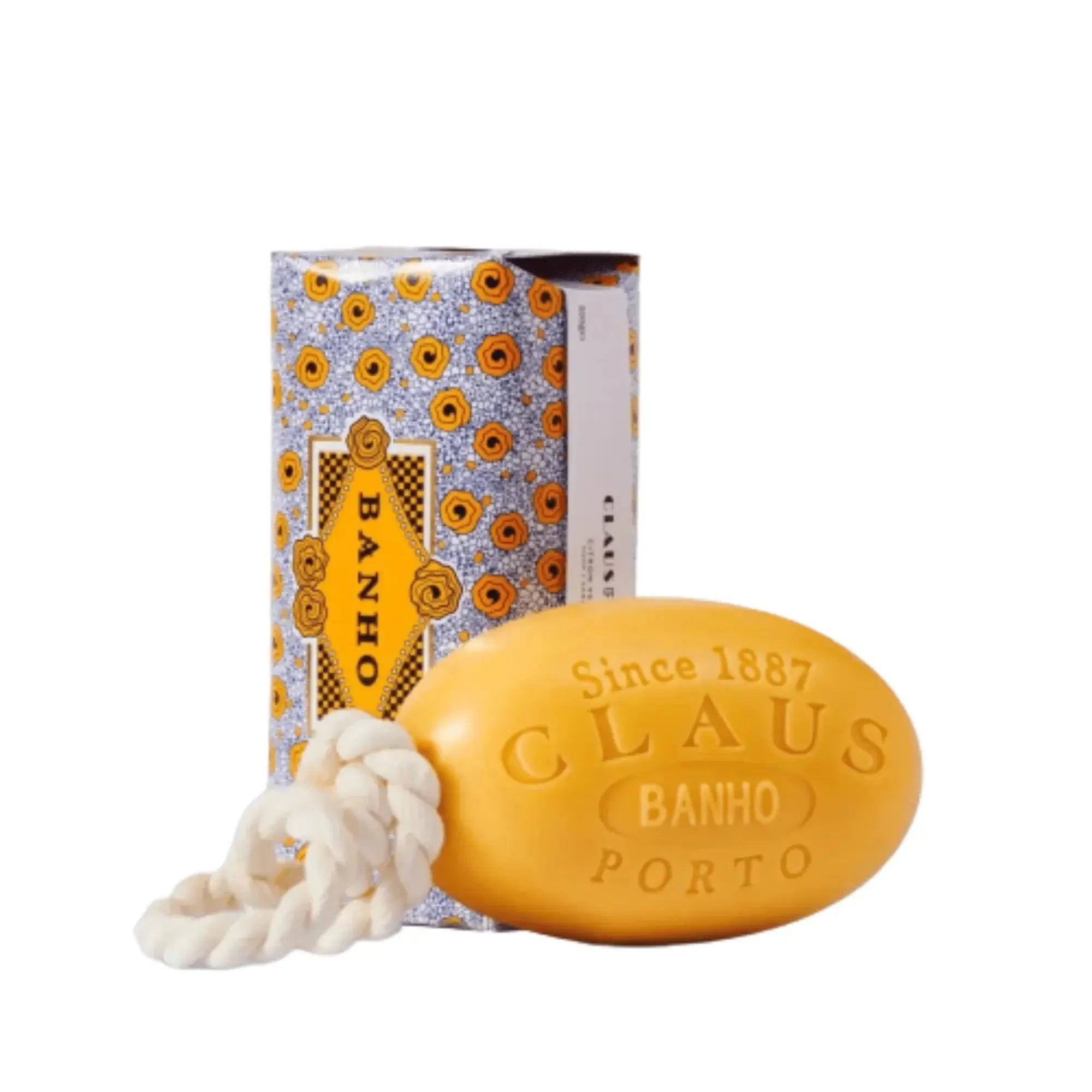 Claus Porto Banho Citron Verbena Soap on a Rope 350 g-Claus Porto-Oak Manor Fragrances