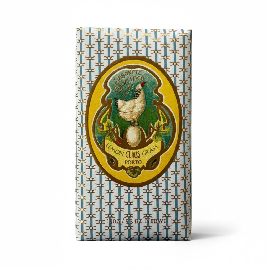 Claus Porto Chicken Lemongrass Wax Sealed Soap Bar 150 g (5.3 oz)-Claus Porto-Oak Manor Fragrances