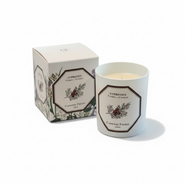 Carriere Freres Cypress Candle 185 g-Carriere Freres-Oak Manor Fragrances