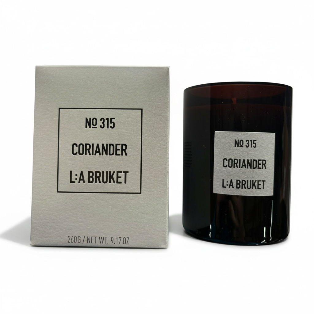 L:A Bruket No. 315 Coriander Candle 260g-L:A Bruket-Oak Manor Fragrances