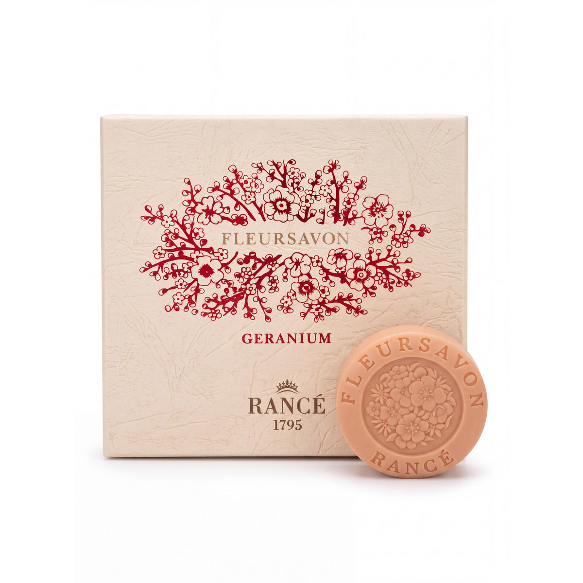 Rance 1795 Soaps Geranium Soap Box-Rance Soaps-Oak Manor Fragrances