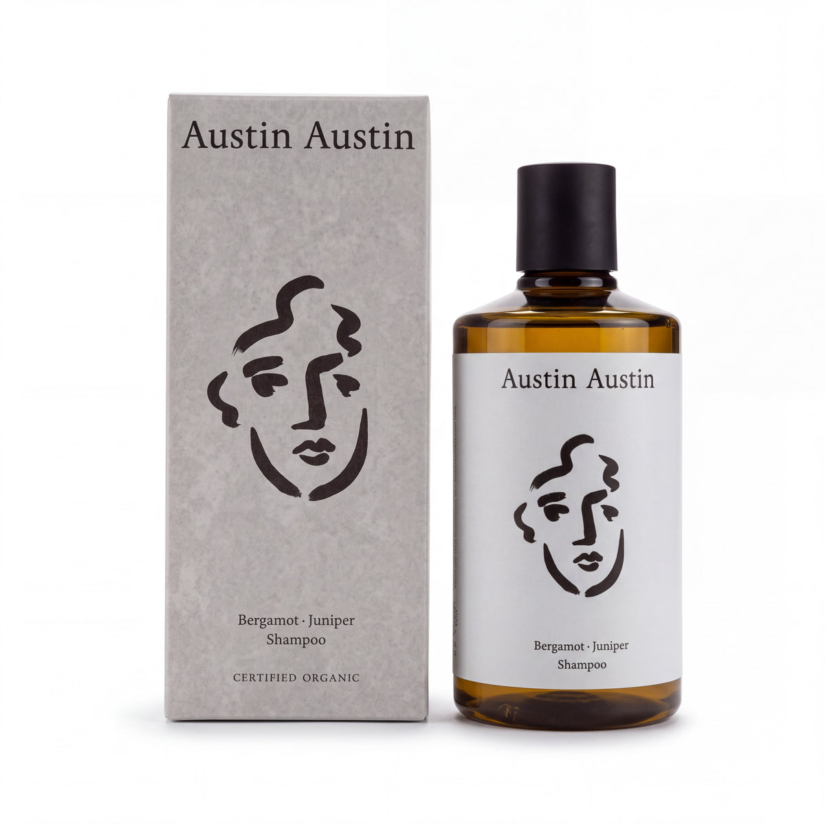 Austin Austin Organic Bergamot and Juniper Shampoo 300 ml-Austin Austin-Oak Manor Fragrances