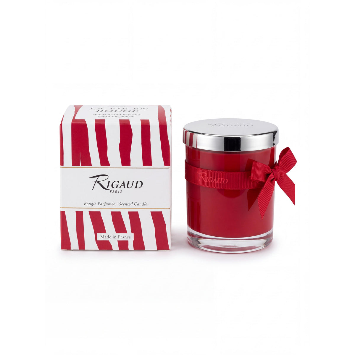 Rigaud Paris La Vie En Rouge 230 or 60 Gram Candle-Rigaud Paris-Oak Manor Fragrances