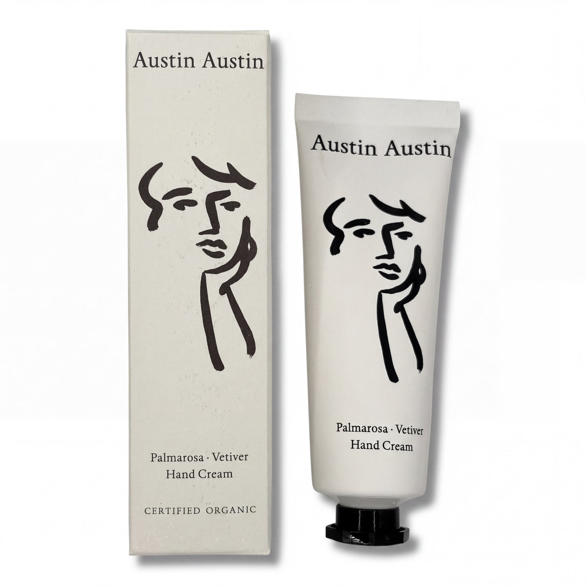 Austin Austin Organic Palmarosa and Vetiver Hand Cream 50 ml-Austin Austin-Oak Manor Fragrances