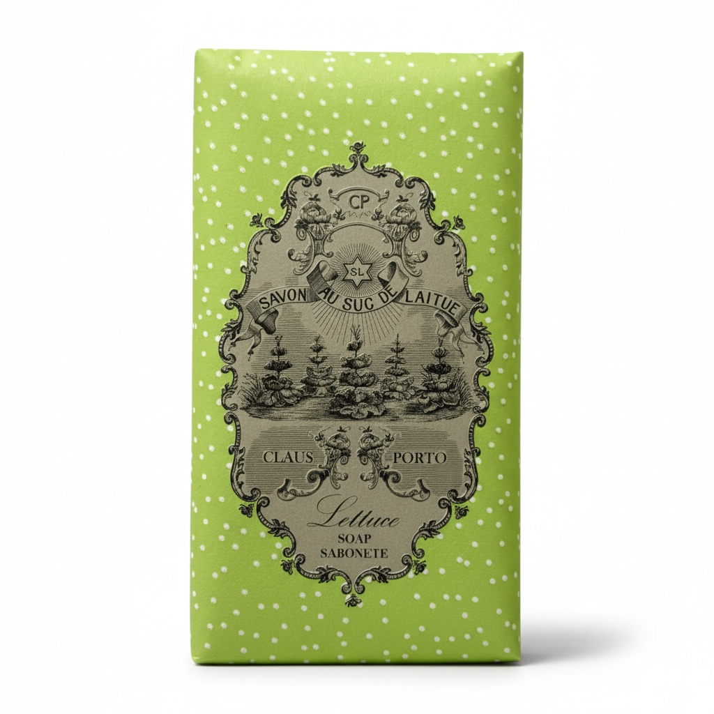 Claus Porto Spring Lettuce Wax Sealed Soap Bar 150 g (5.3 oz)-Claus Porto-Oak Manor Fragrances