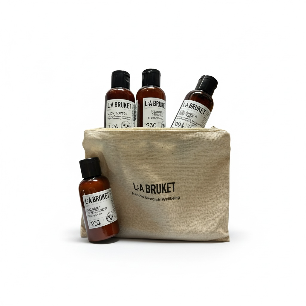 L:A Bruket Discovery Kit - Birch Shampoo & Conditioners 55 ml, Sage Rosemary Lavender Hand Wash and Body Lotions 55 ml-L:A Bruket-Oak Manor Fragrances