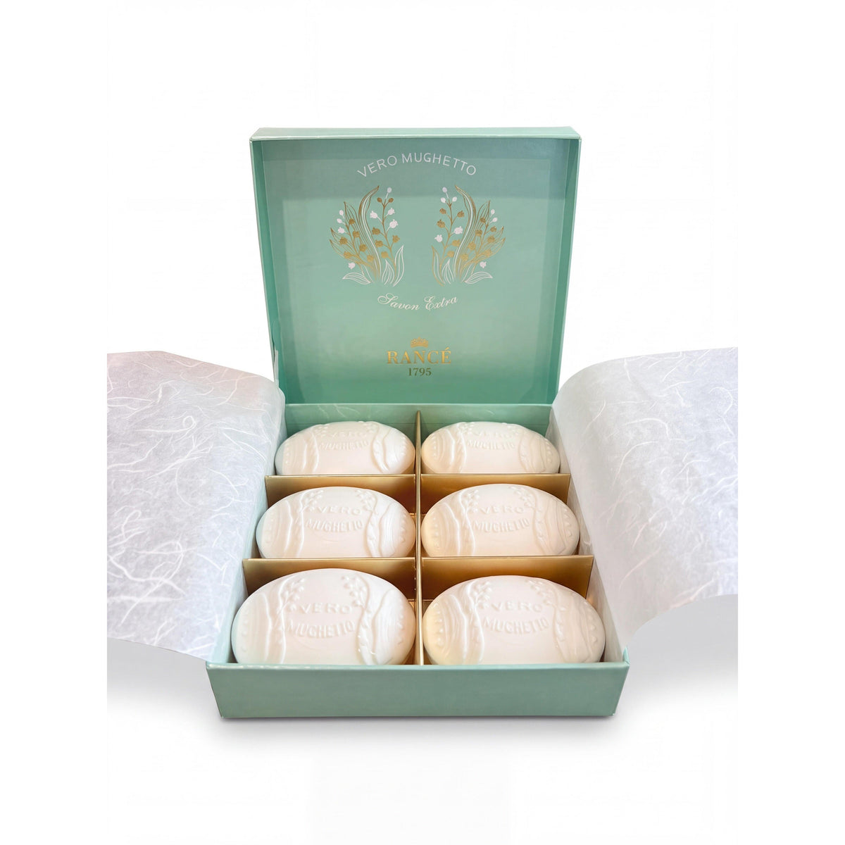 Rance 1795 Soaps Vero Mughetto (Lily of the Valley) Soap Box-Rance Soaps-Oak Manor Fragrances