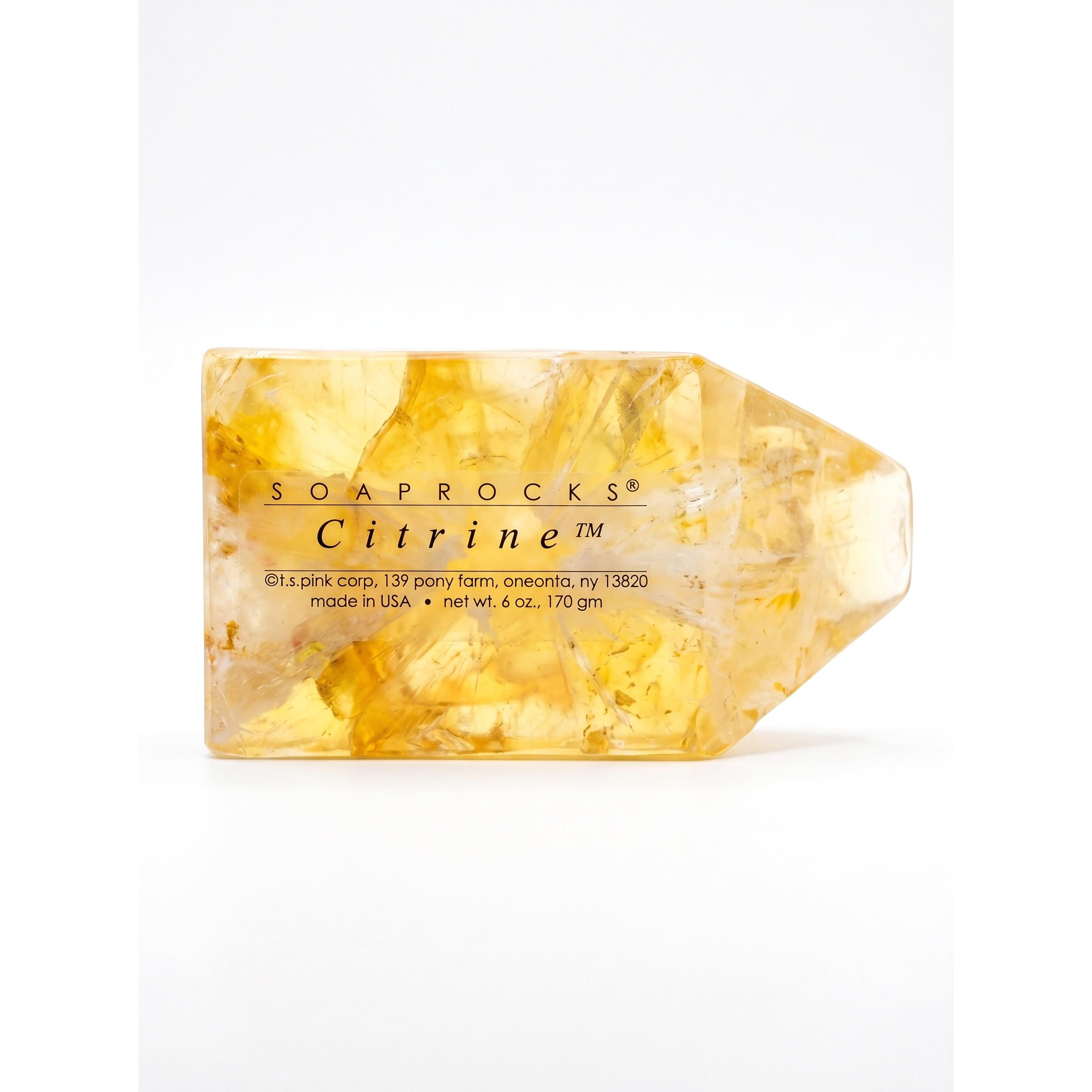T.S. Pink SoapRocks 6 oz November Birthstone Citrine-T.S. Pink SoapRocks-Oak Manor Fragrances