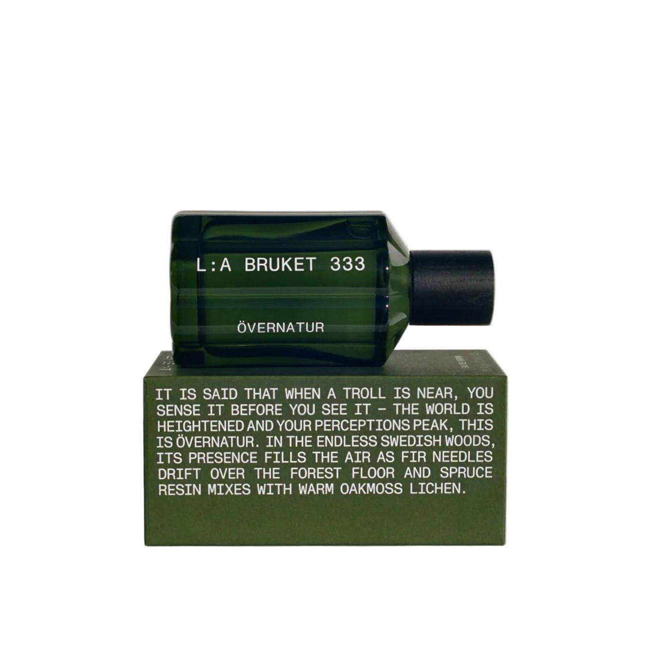 L:A Bruket No. 333 Overnatur Eau de Parfum 50 or 100 ml-L:A Bruket-Oak Manor Fragrances