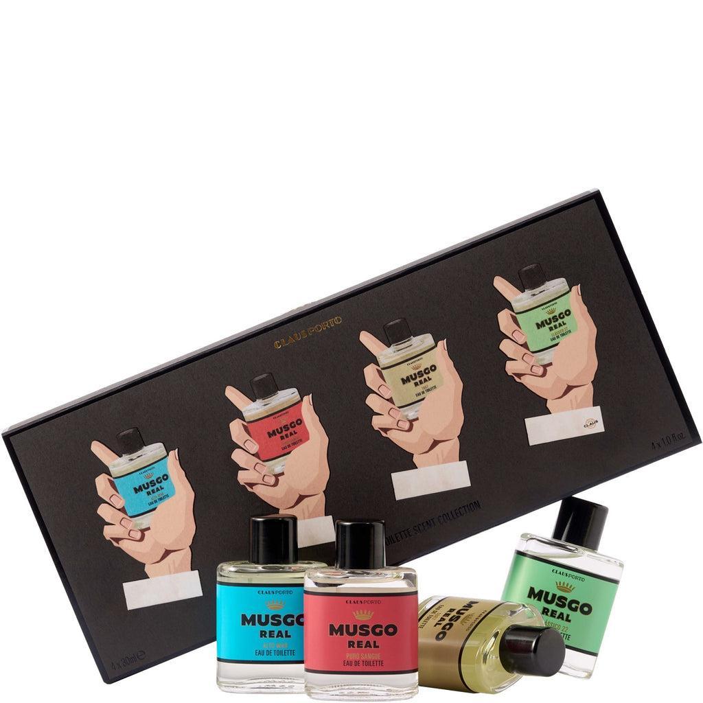 Claus Porto Musgo Real Hands Up Men's Eau De Toilette 4 x 1 oz Collection-Claus Porto-Oak Manor Fragrances
