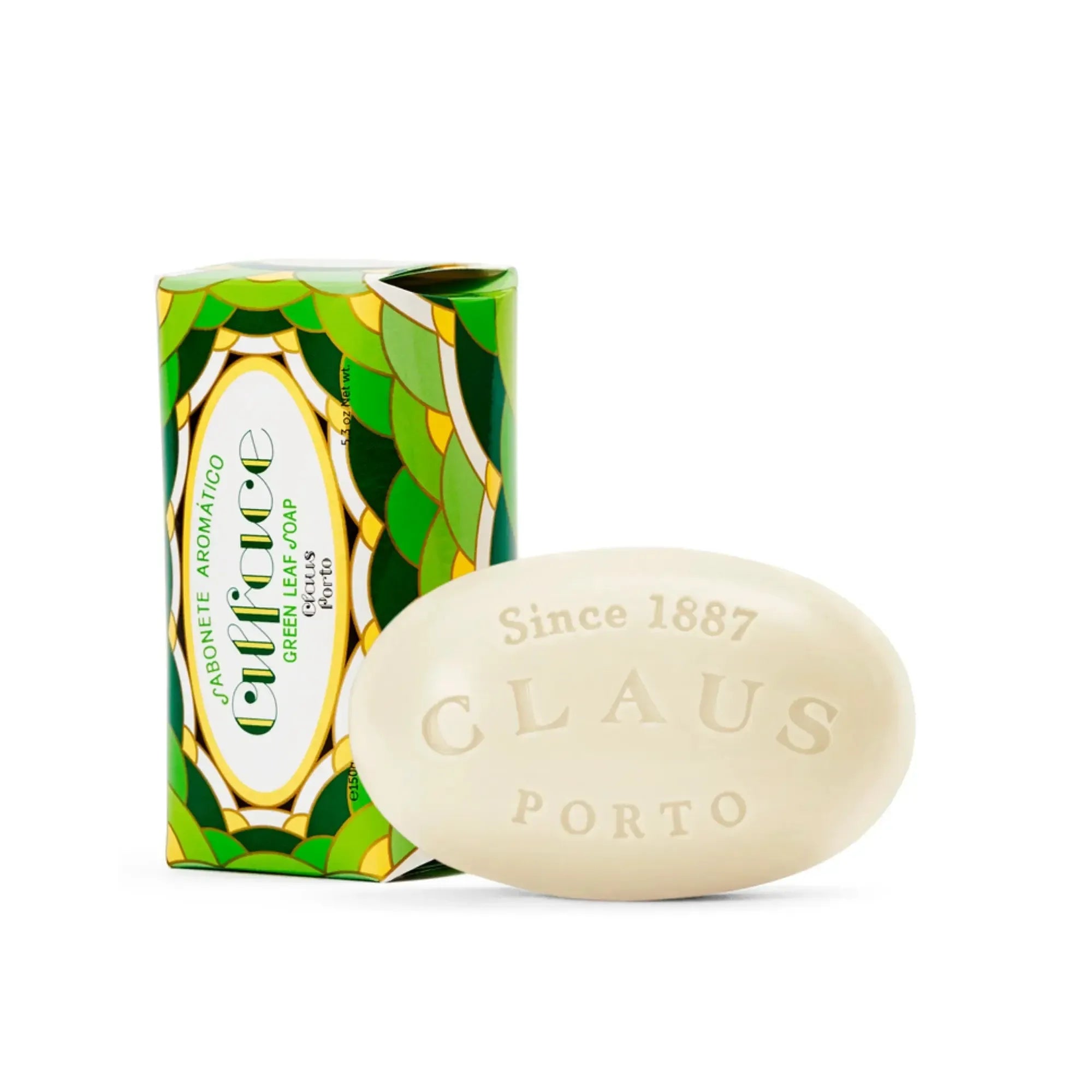 Claus Porto Alface Green Leaf Soap Bar 150 g (5.3 oz)-Claus Porto-Oak Manor Fragrances