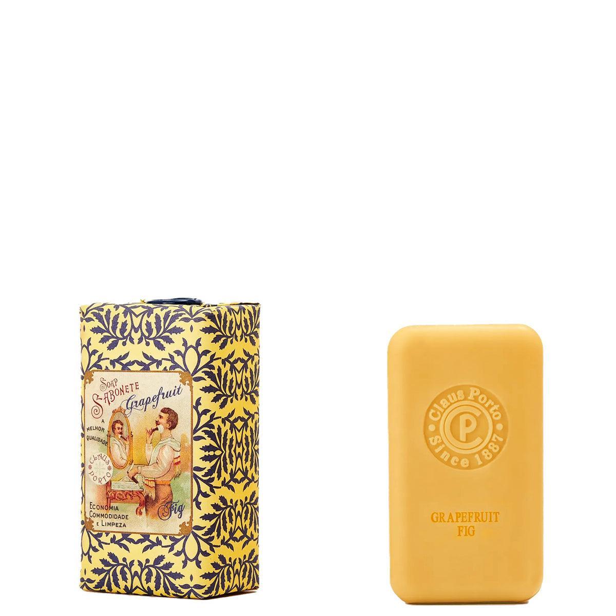 Claus Porto Barbear Grapefruit Wax Sealed Soap Bar 150 g (5.3 oz)-Claus Porto-Oak Manor Fragrances