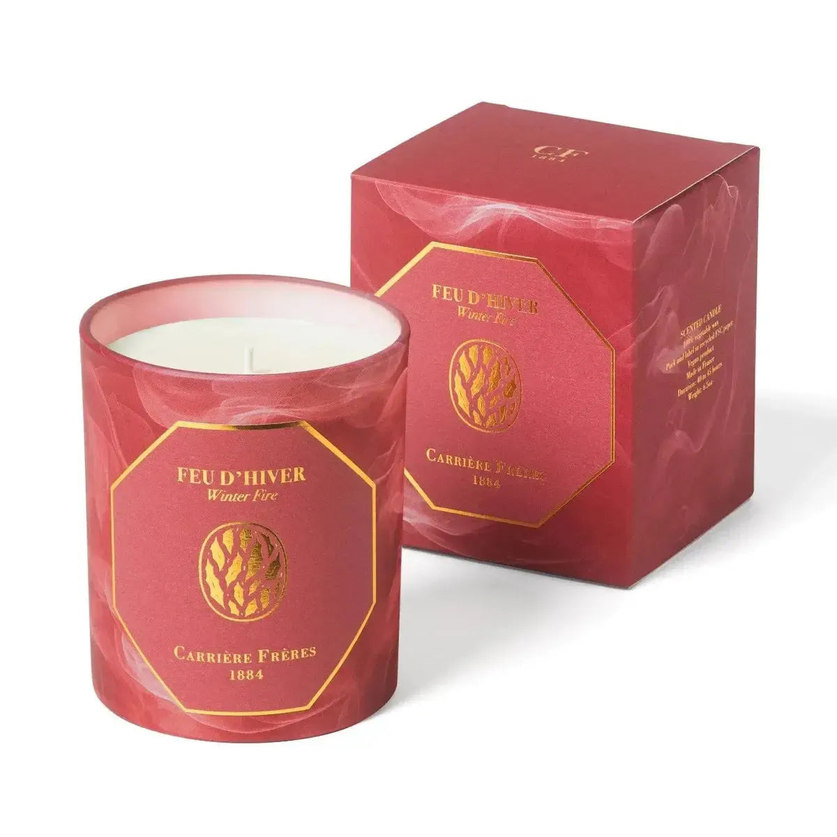 Carriere Freres Winter Fire Seasonal Candle 185 g-Carriere Freres-Oak Manor Fragrances