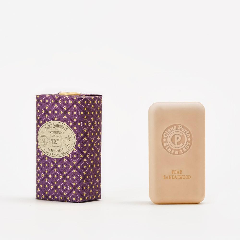 Claus Porto Pear Sandalwood Wax Sealed Soap Bar 150 g (5.3 oz)-Claus Porto-Oak Manor Fragrances