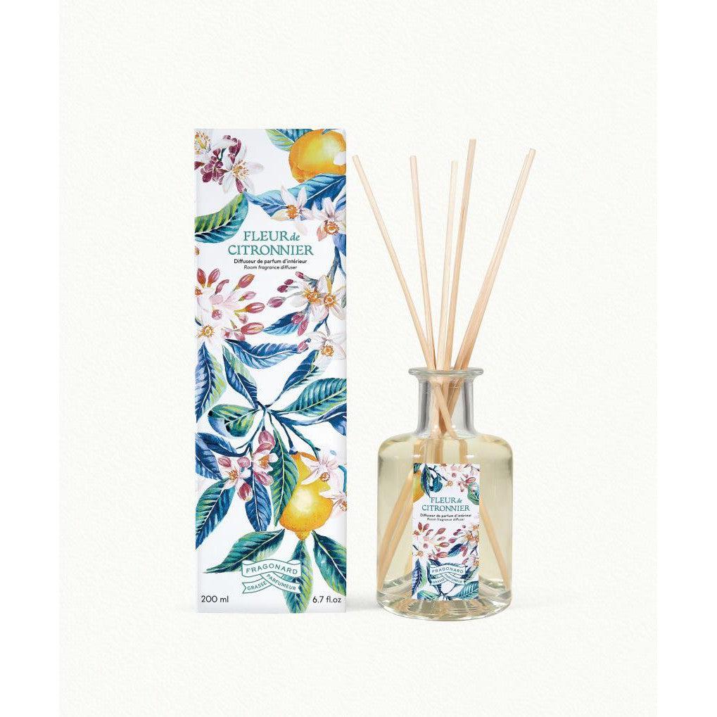 Fragonard 2025 Flower of the Year Fleur de Citronnier (Lemon Flower) Diffuser-Fragonard Parfumeur-Oak Manor Fragrances