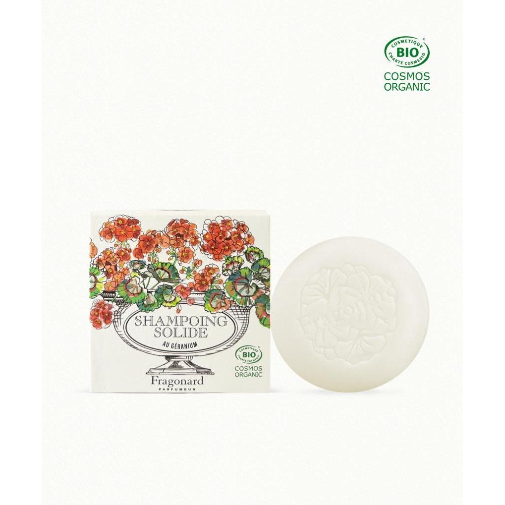 Fragonard Parfumeur Solid Shampoo Geranium Certified BIO-Fragonard Parfumeur-Oak Manor Fragrances