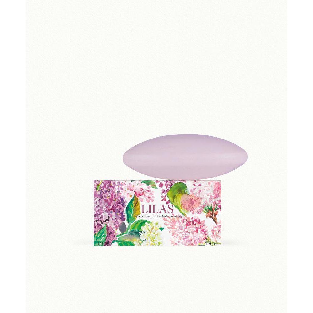 Fragonard 2024 Flower of the Year Lilas (Lilac) Large Pebble Soap-Fragonard Parfumeur-Oak Manor Fragrances
