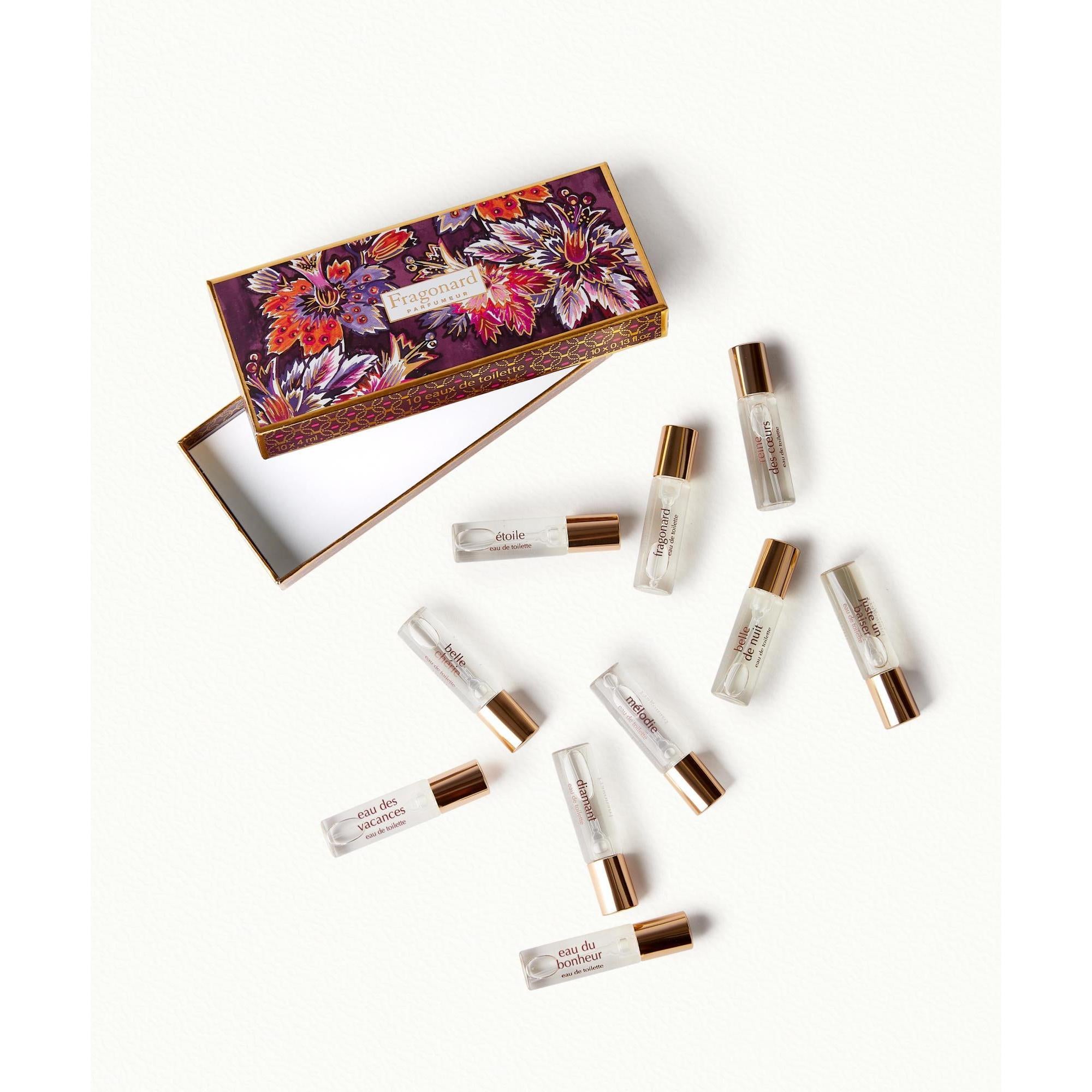 Fragonard Women's Collection Discovery Gift Set 10 x 4 ml-Fragonard Parfumeur-Oak Manor Fragrances