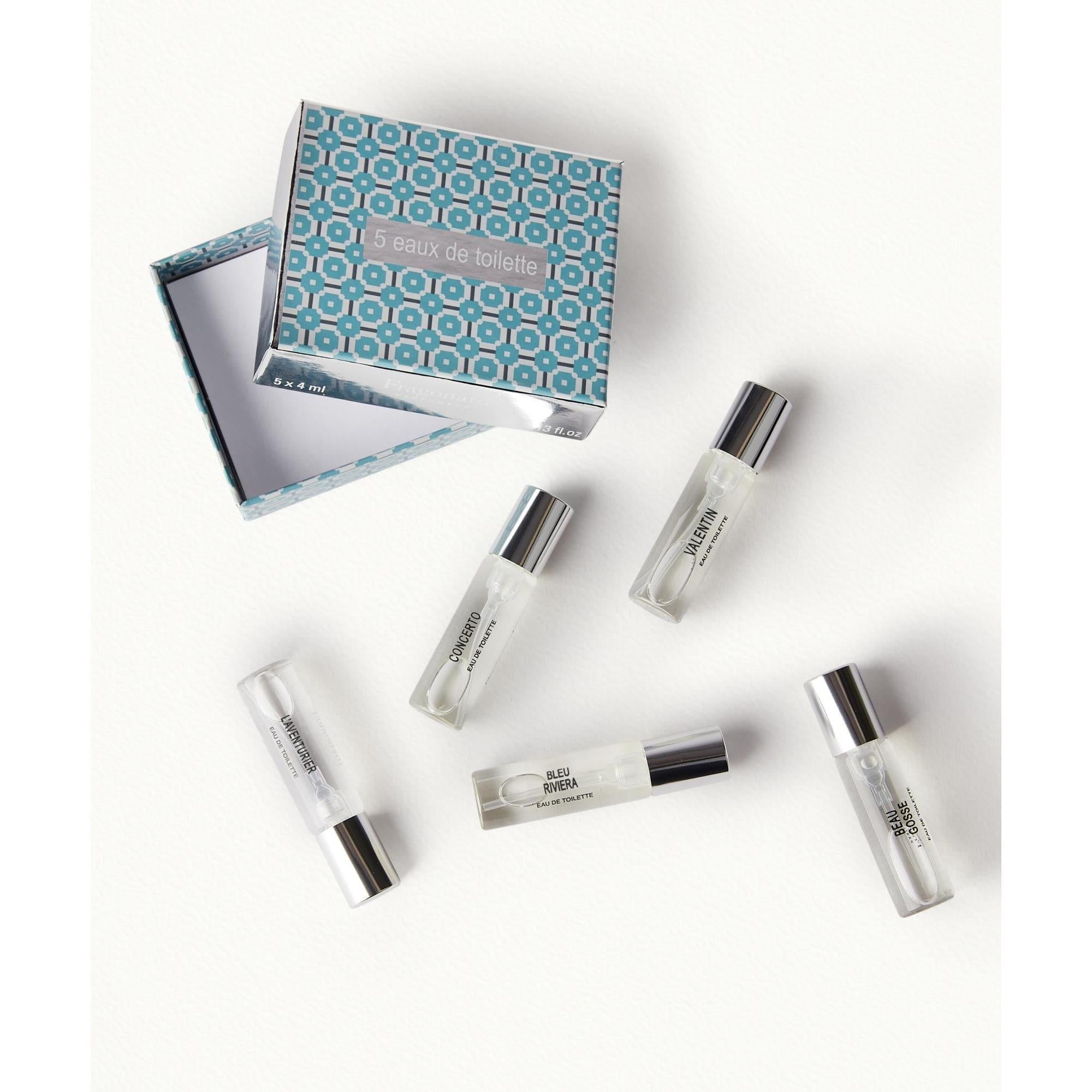 Fragonard Men's Collection Discovery Gift Set 5 x 4 ml-Fragonard Parfumeur-Oak Manor Fragrances