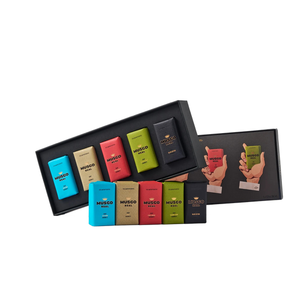 Claus Porto Musgo Real Mini Soaps Gift Box 5 x 50 gr Soap Set-Claus Porto-Oak Manor Fragrances