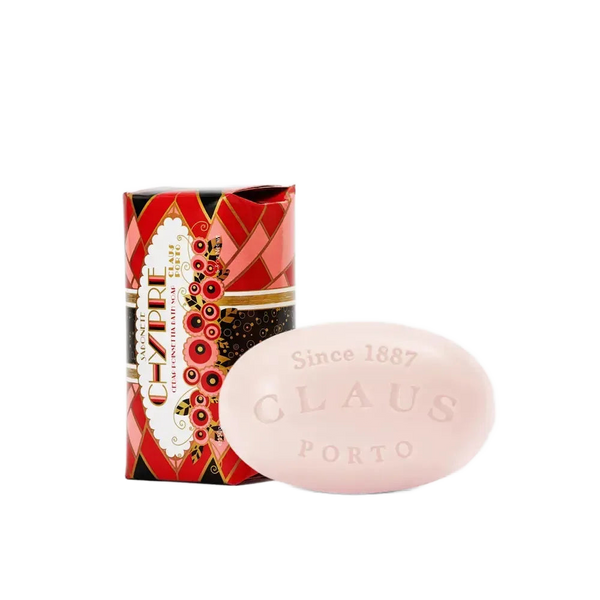 Claus Porto Chypre Cedar Poinsettia Soap Bar 150 g (5.3 oz)-Claus Porto-Oak Manor Fragrances