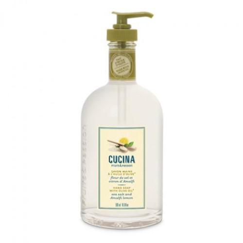 Fruits and Passion Cucina Sea Salt and Amalfi Lemon Hand Wash Liquid Soap 16.9 Oz-Fruits and Passion Cucina-Oak Manor Fragrances