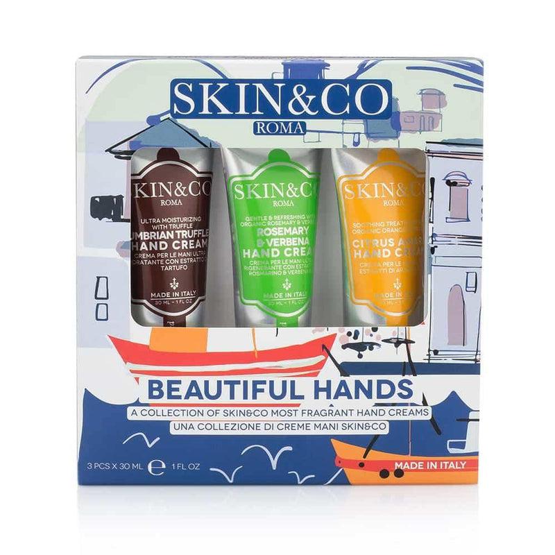 Skin&Co Roma Beautiful Hands 3 Piece Hand Cream Set-Skin&Co Roma-Oak Manor Fragrances