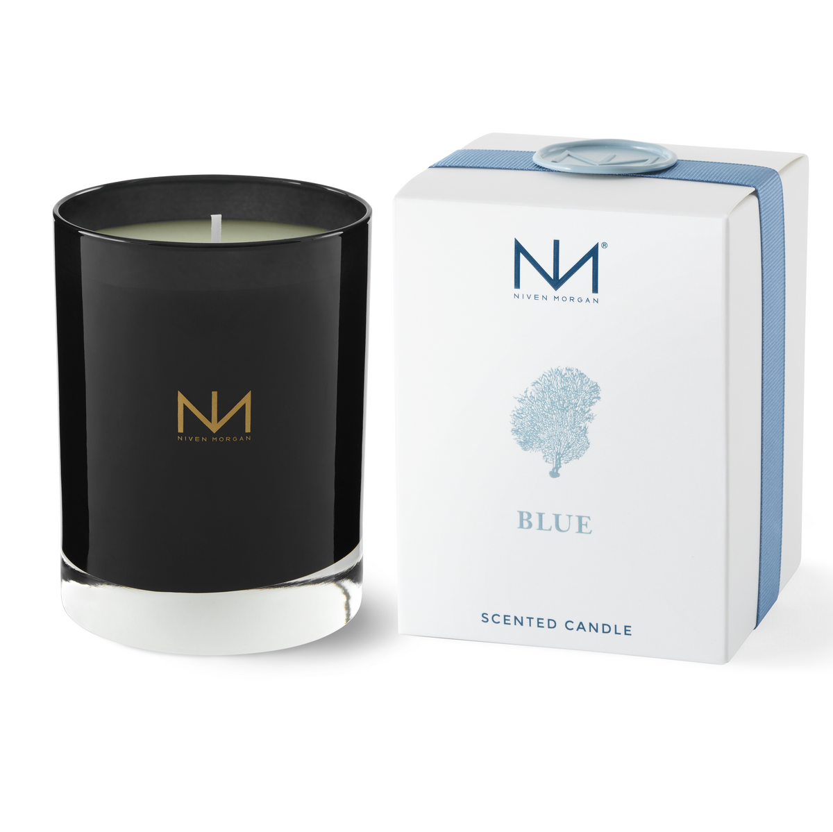 Niven Morgan Blue Candle-Niven Morgan-Oak Manor Fragrances