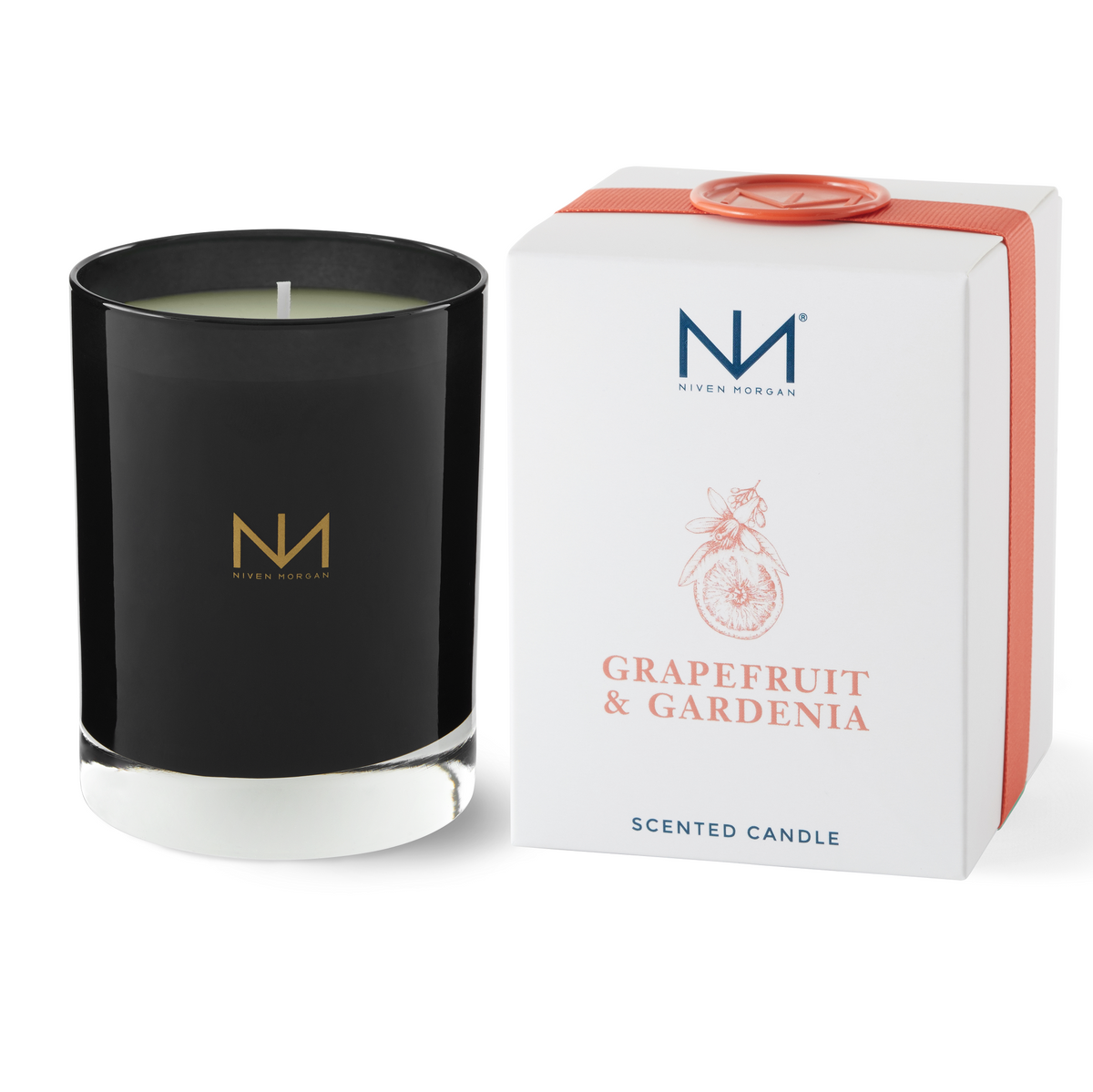 Niven Morgan Grapefruit and Gardenia Candle-Niven Morgan-Oak Manor Fragrances