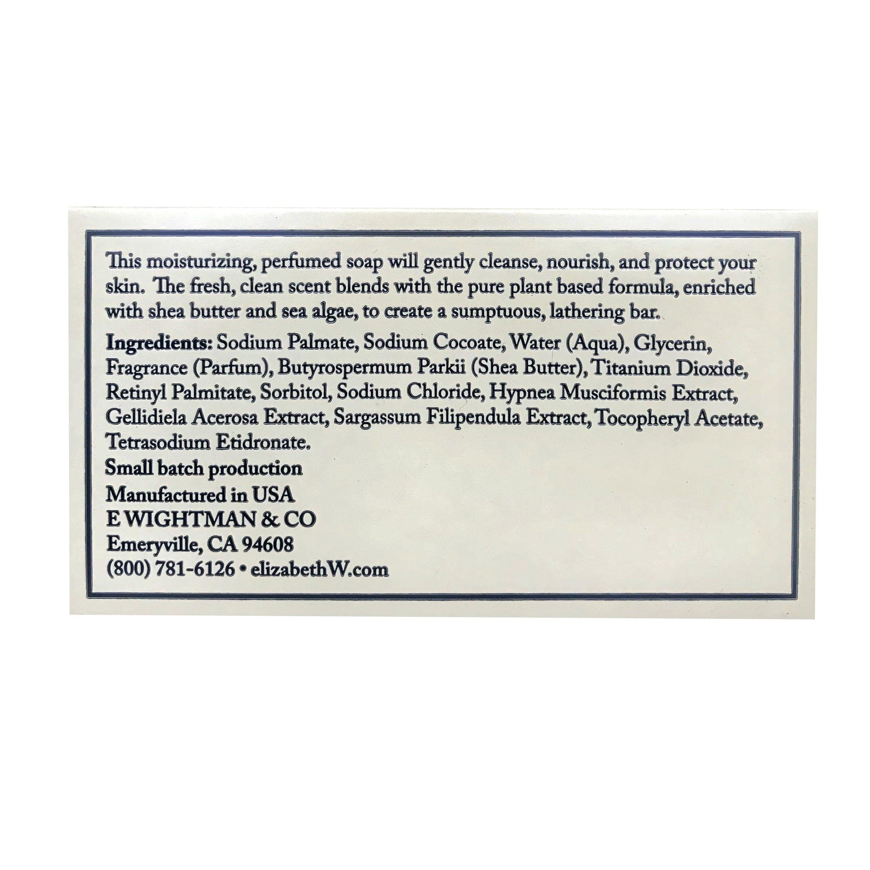 Elizabeth W Vetiver Soap Bath Bar 7 oz-Elizabeth W-Oak Manor Fragrances