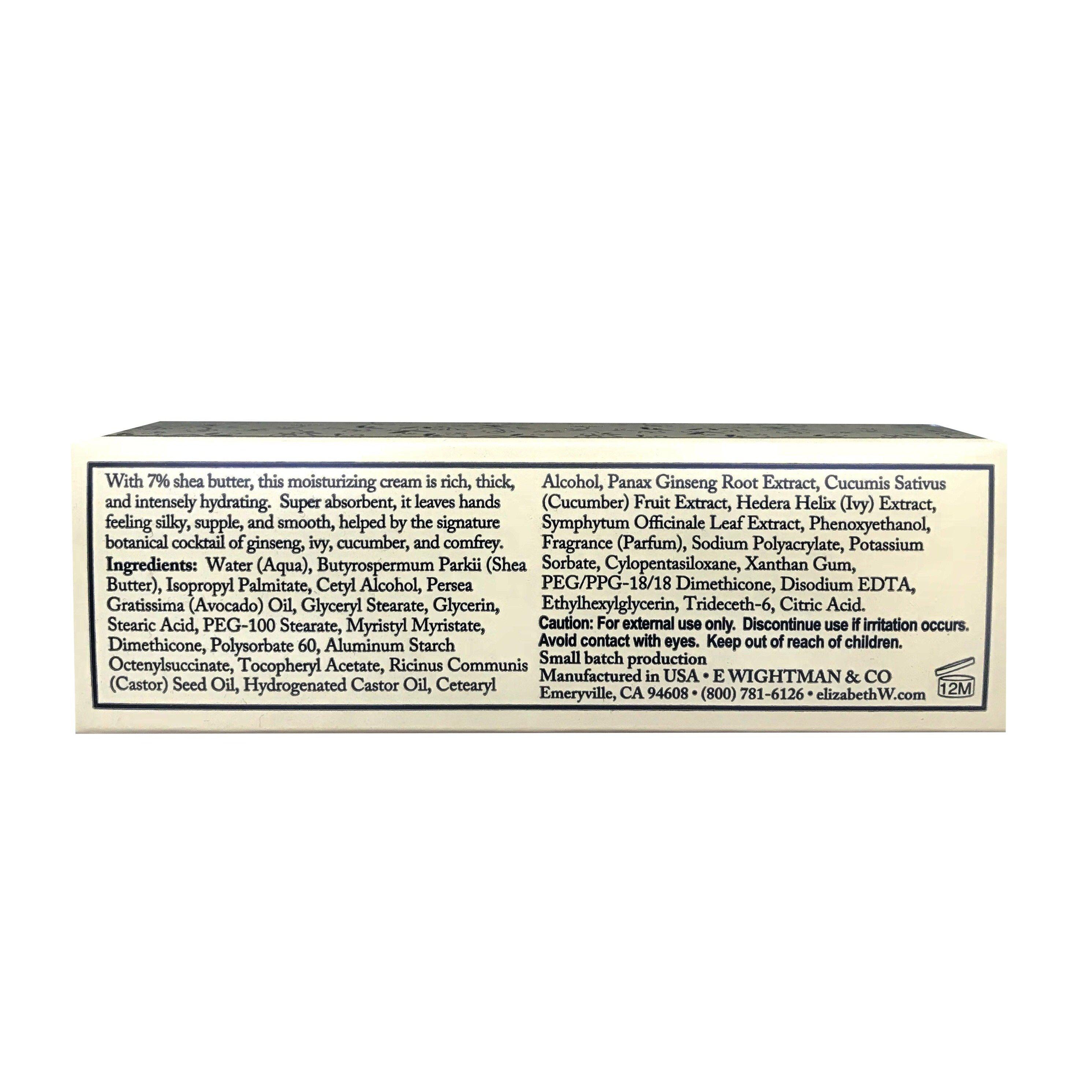 Elizabeth W Vetiver Hand Cream-Elizabeth W-Oak Manor Fragrances
