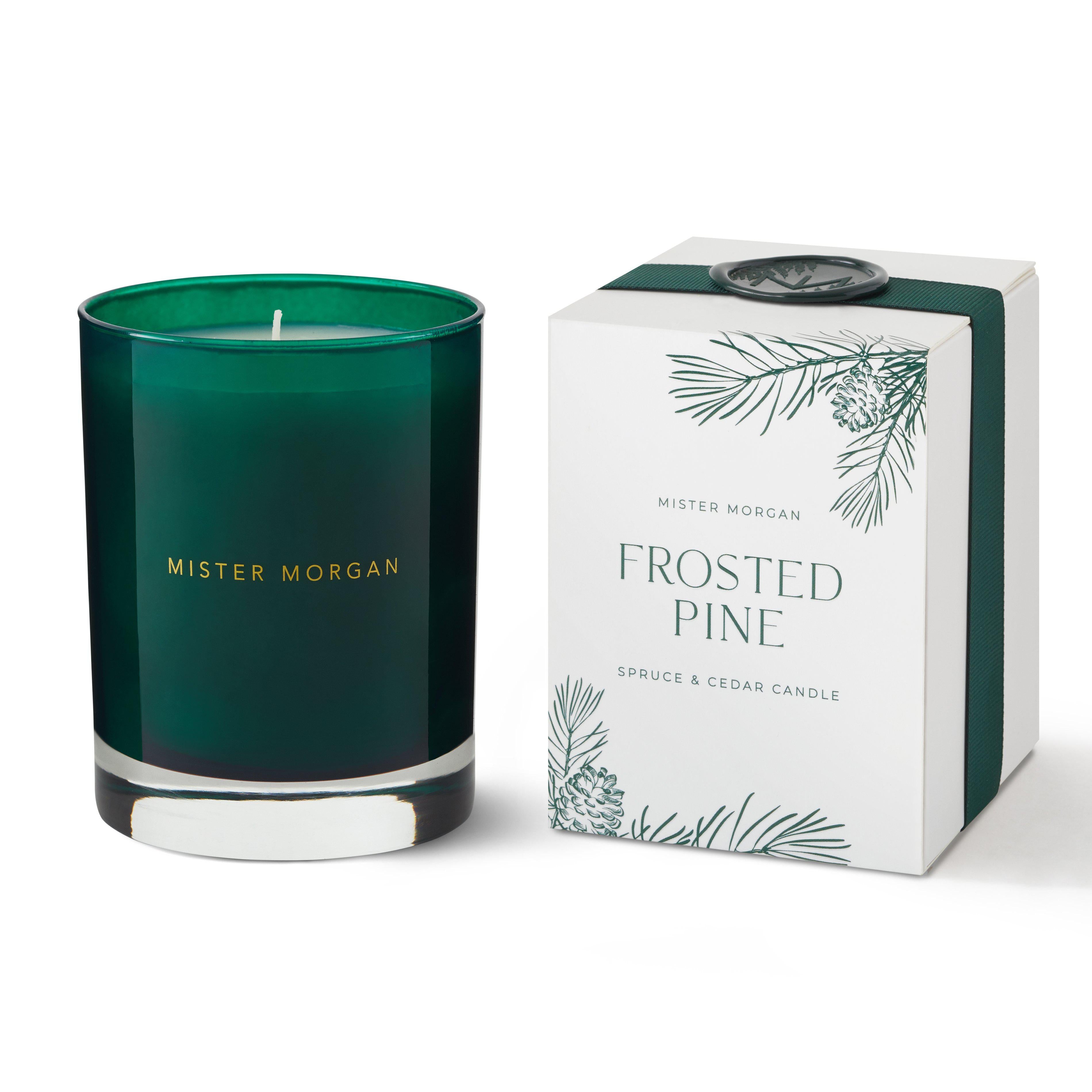 Niven Morgan Holiday Frosted Pine Candle-Niven Morgan-Oak Manor Fragrances