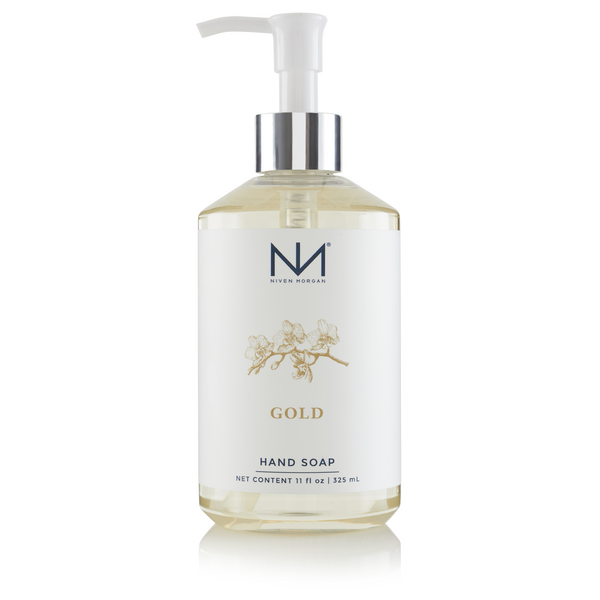 Niven Morgan Gold Hand Soap 11 oz Pump Bottle-Niven Morgan-Oak Manor Fragrances
