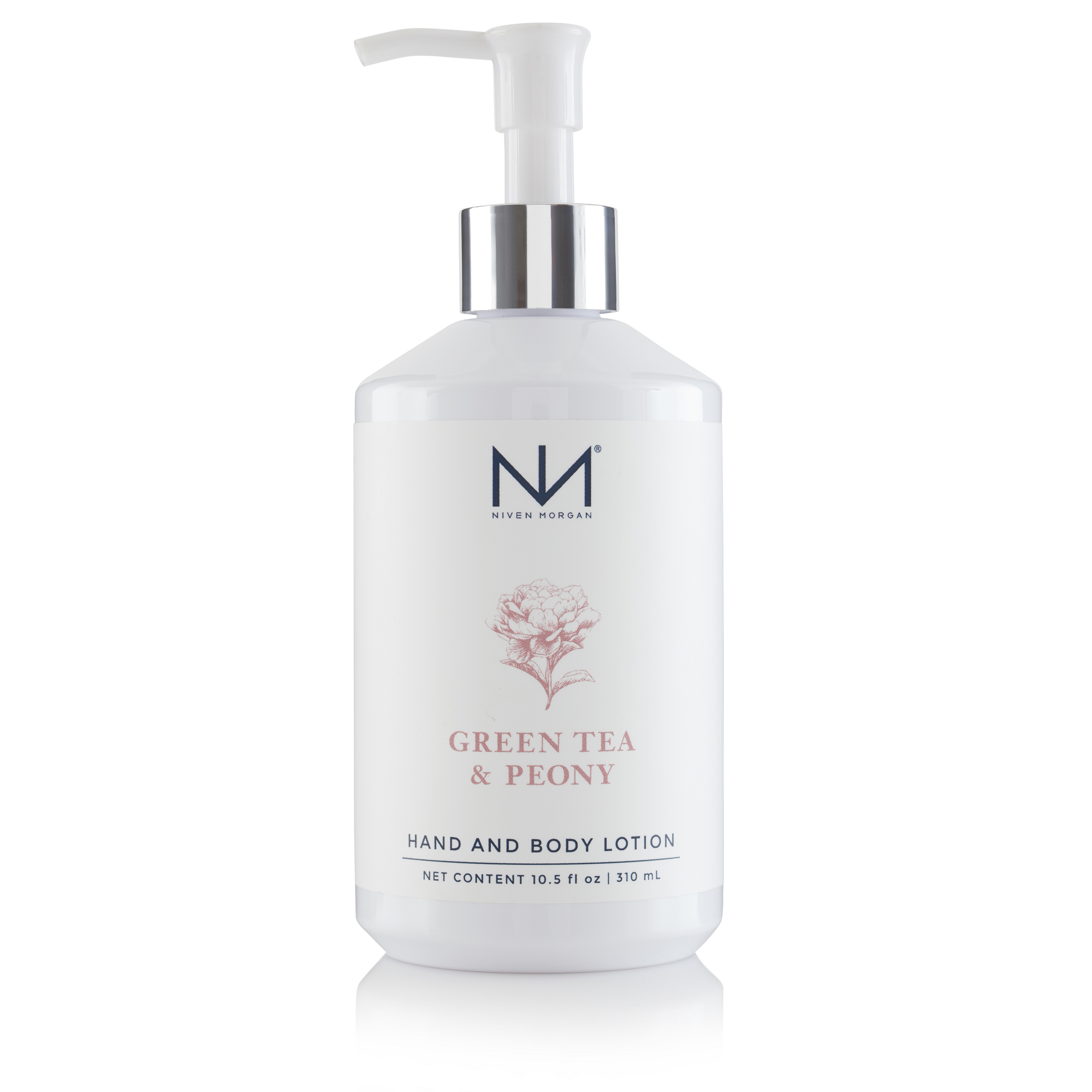 Niven Morgan Green Tea and Peony Hand and Body Lotion 10.5 oz-Niven Morgan-Oak Manor Fragrances
