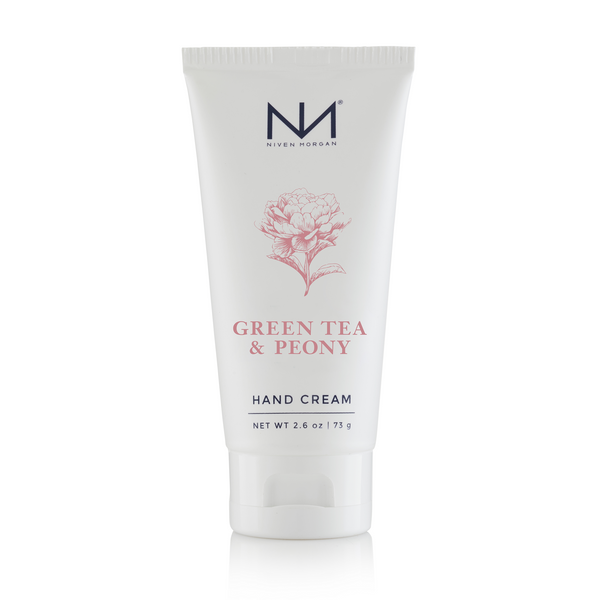 Niven Morgan Green Tea and Peony Travel Hand Cream 2.6 oz-Niven Morgan-Oak Manor Fragrances