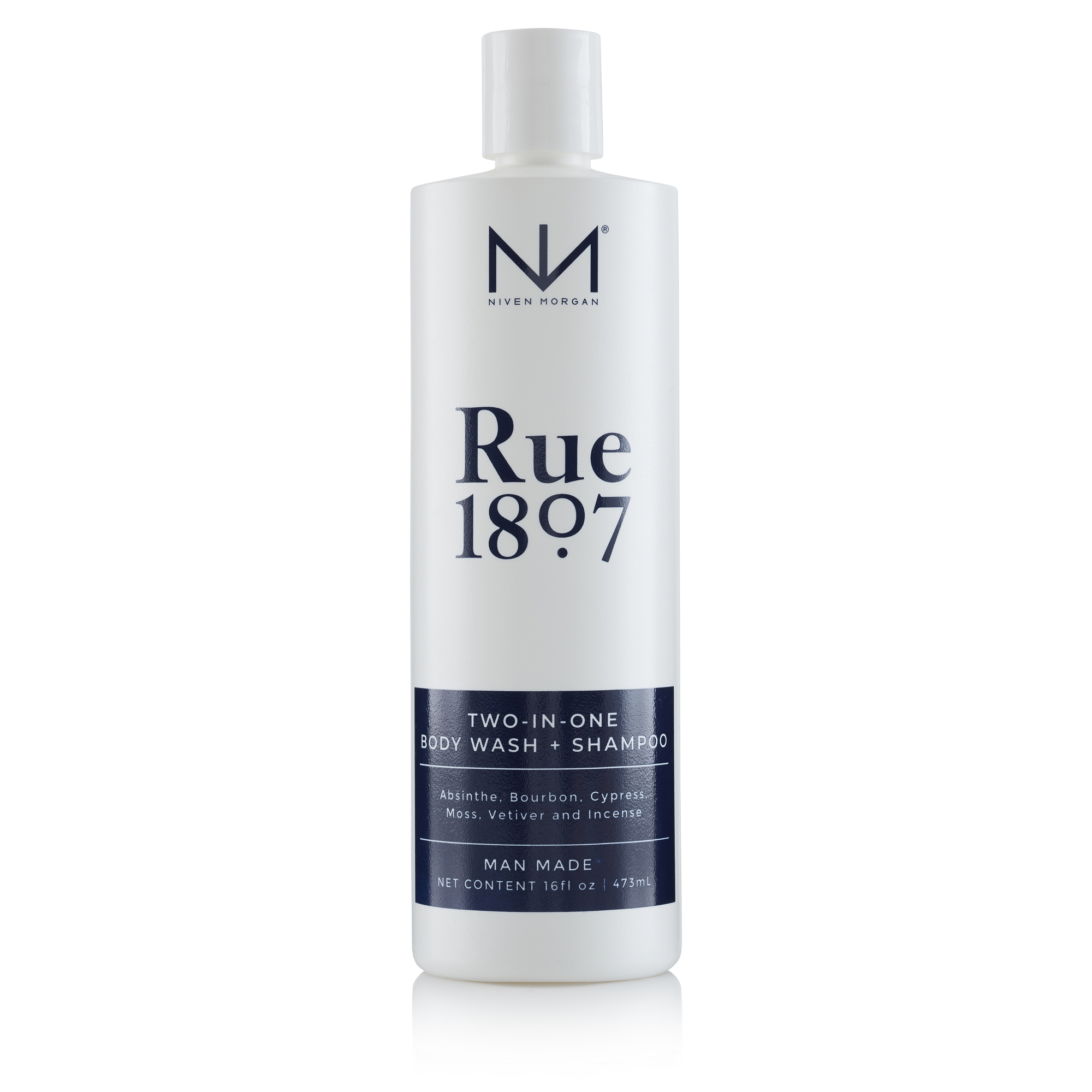 Niven Morgan Rue 1807 Black Cypress Men's Body Wash and Shampoo-Niven Morgan-Oak Manor Fragrances